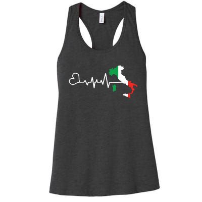 Funny Italy Italian Italia Shirts Gift For Italian Women's Racerback Tank