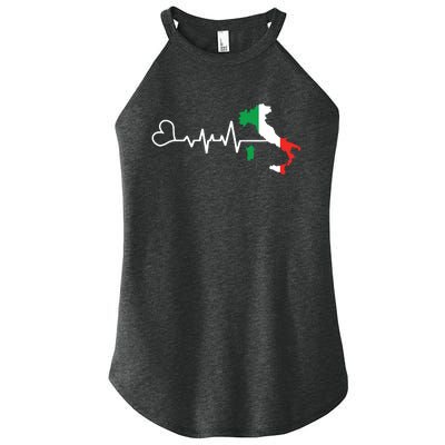 Funny Italy Italian Italia Shirts Gift For Italian Women's Perfect Tri Rocker Tank