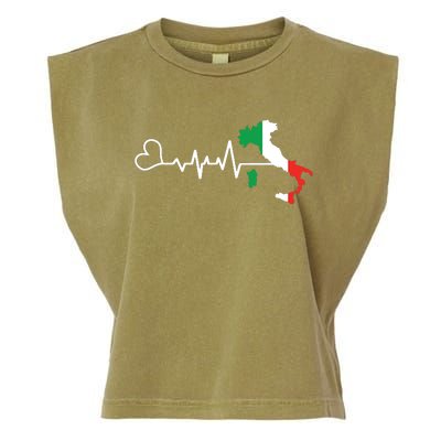 Funny Italy Italian Italia Shirts Gift For Italian Garment-Dyed Women's Muscle Tee