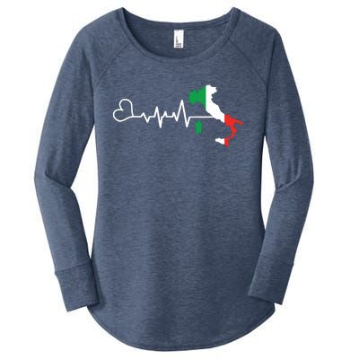 Funny Italy Italian Italia Shirts Gift For Italian Women's Perfect Tri Tunic Long Sleeve Shirt