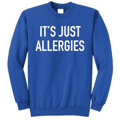 Funny It's Just Allergies Gift Sweatshirt