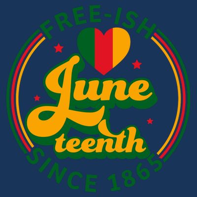 Free Ish Juneteenth Since 1865 Afro America T-Shirt