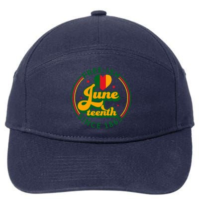 Free Ish Juneteenth Since 1865 Afro America 7-Panel Snapback Hat