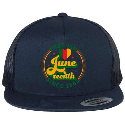 Free Ish Juneteenth Since 1865 Afro America Flatbill Hat