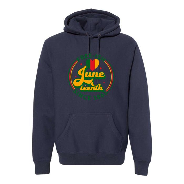 Free Ish Juneteenth Since 1865 Afro America Premium Hoodie