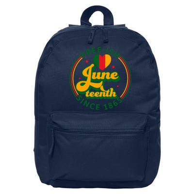 Free Ish Juneteenth Since 1865 Afro America 16 in Basic Backpack