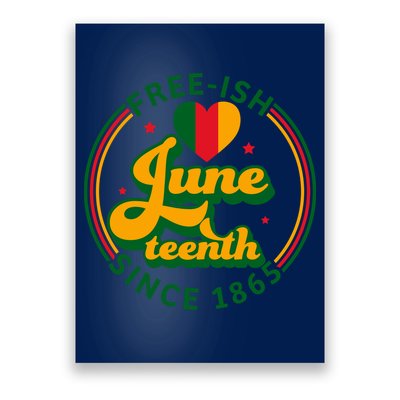 Free Ish Juneteenth Since 1865 Afro America Poster