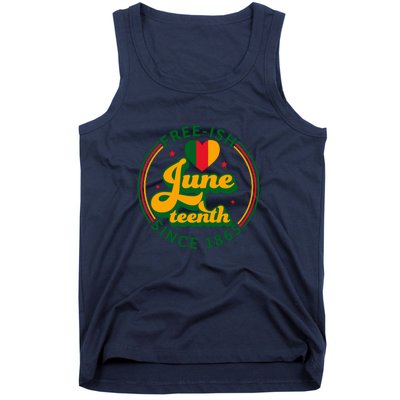 Free Ish Juneteenth Since 1865 Afro America Tank Top