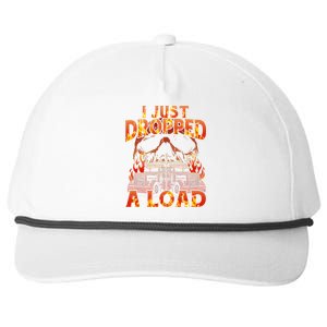 Funny I Just Dropped A Load Snapback Five-Panel Rope Hat