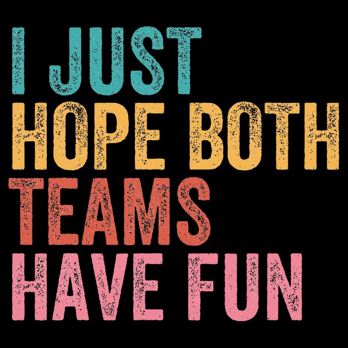 Football I Just Hope Both Teams Have Fun Cropped Pullover Crew