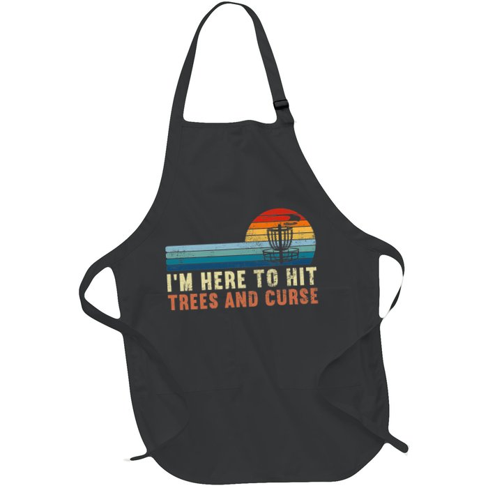 Frolf I'm Just Here To Hit Trees And Curse Frisbee Disc Golf Apron