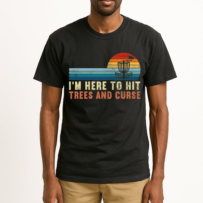 Frolf I'm Just Here To Hit Trees And Curse Frisbee Disc Golf Tall T-Shirt