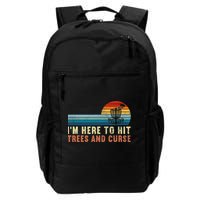 Frolf I'm Just Here To Hit Trees And Curse Frisbee Disc Golf Backpack