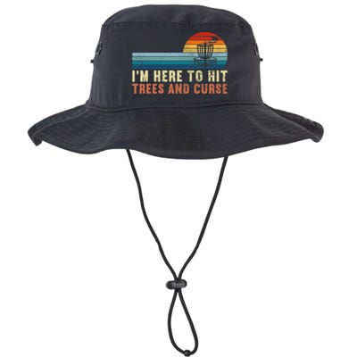 Frolf I'm Just Here To Hit Trees And Curse Frisbee Disc Golf Bucket Hat