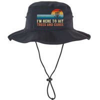 Frolf I'm Just Here To Hit Trees And Curse Frisbee Disc Golf Bucket Hat
