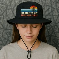 Frolf I'm Just Here To Hit Trees And Curse Frisbee Disc Golf Bucket Hat