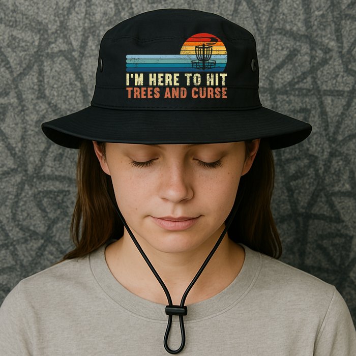 Frolf I'm Just Here To Hit Trees And Curse Frisbee Disc Golf Bucket Hat