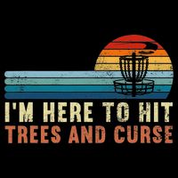 Frolf I'm Just Here To Hit Trees And Curse Frisbee Disc Golf Bucket Hat