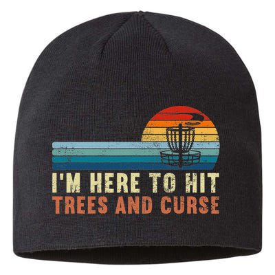 Frolf I'm Just Here To Hit Trees And Curse Frisbee Disc Golf Sustainable Beanie
