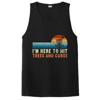 Frolf I'm Just Here To Hit Trees And Curse Frisbee Disc Golf PosiCharge Competitor Tank
