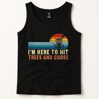 Frolf I'm Just Here To Hit Trees And Curse Frisbee Disc Golf Tank Top