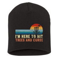 Frolf I'm Just Here To Hit Trees And Curse Frisbee Disc Golf Short Acrylic Beanie