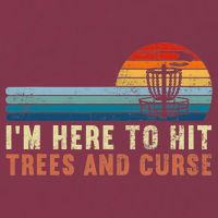Frolf I'm Just Here To Hit Trees And Curse Frisbee Disc Golf 16oz Travel Tumbler