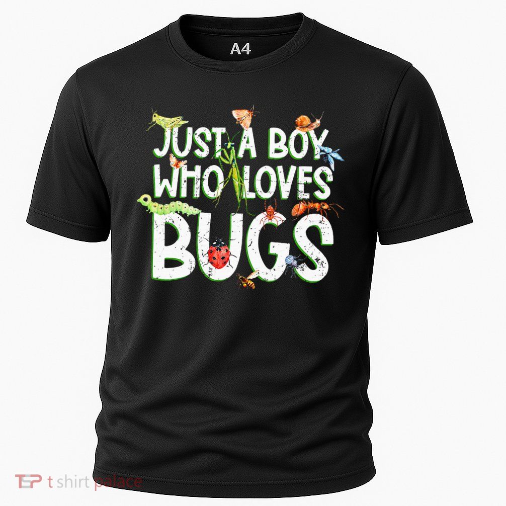 Funny Insect Just A Boy Who Loves Bug Performance Shirt