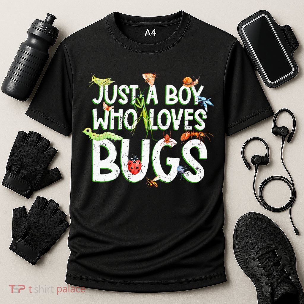 Funny Insect Just A Boy Who Loves Bug Performance Shirt
