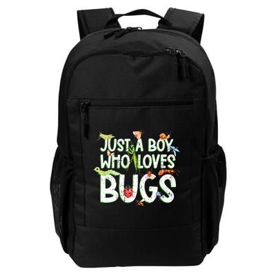 Funny Insect Just A Boy Who Loves Bug Backpack