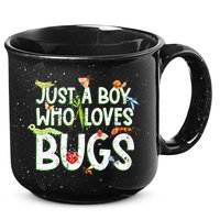 Funny Insect Just A Boy Who Loves Bug 15oz Campfire Ceramic Mug