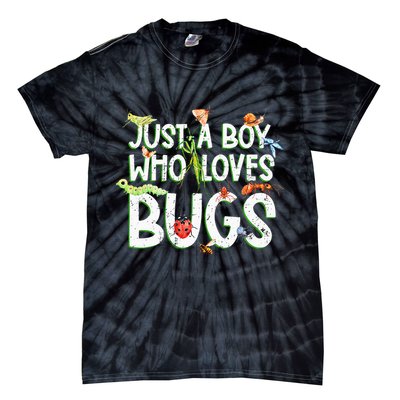Funny Insect Just A Boy Who Loves Bug Tie-Dye T-Shirt