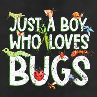 Funny Insect Just A Boy Who Loves Bug Golf Towel