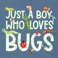 Funny Insect Just A Boy Who Loves Bug Garment-Dyed Sweatshirt