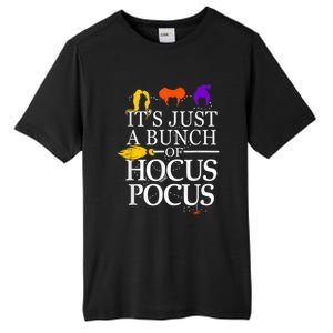 Funny It's Just A Bunch Of Hocus Pocus Halloween Tall Fusion ChromaSoft Performance T-Shirt