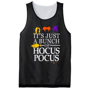 Funny It's Just A Bunch Of Hocus Pocus Halloween Mesh Reversible Basketball Jersey Tank