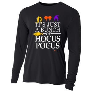 Funny It's Just A Bunch Of Hocus Pocus Halloween Cooling Performance Long Sleeve Crew