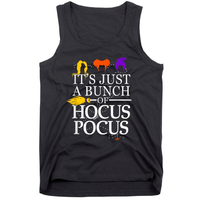 Funny It's Just A Bunch Of Hocus Pocus Halloween Tank Top