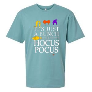 Funny It's Just A Bunch Of Hocus Pocus Halloween Sueded Cloud Jersey T-Shirt