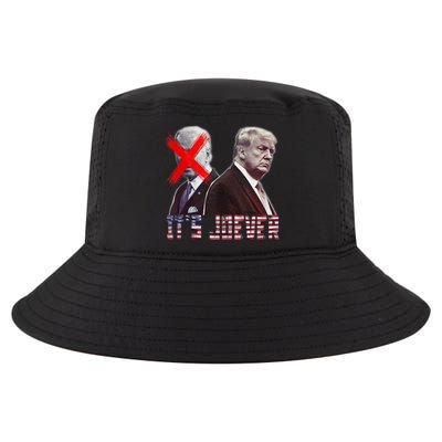 Funny ItS Joever Trump Excludes Biden Funny Cool Comfort Performance Bucket Hat