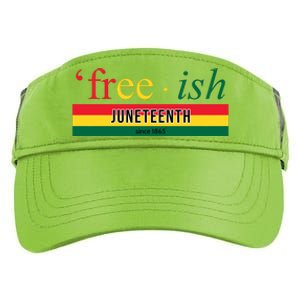 Free Ish Juneteenth Since 1865 Black History Adult Drive Performance Visor