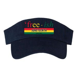 Free Ish Juneteenth Since 1865 Black History Valucap Bio-Washed Visor