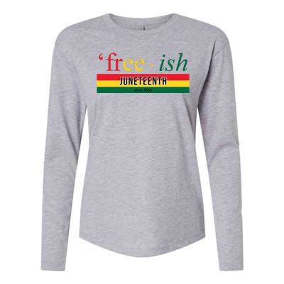 Free Ish Juneteenth Since 1865 Black History Womens Cotton Relaxed Long Sleeve T-Shirt