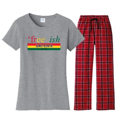 Free Ish Juneteenth Since 1865 Black History Women's Flannel Pajama Set