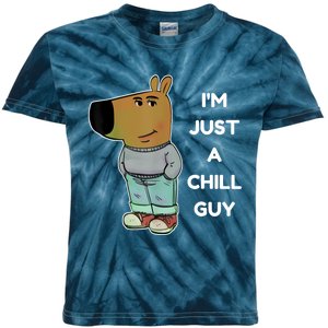 Funny Im Just A Chill Guy Meme Kids Tie-Dye T-Shirt