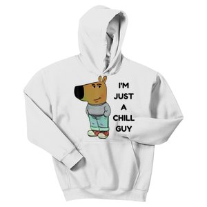 Funny Im Just A Chill Guy Meme Kids Hoodie