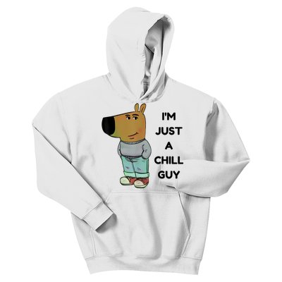 Funny Im Just A Chill Guy Meme Kids Hoodie