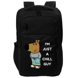 Funny IM Just A Chill Guy Meme Impact Tech Backpack