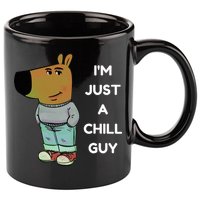 Funny IM Just A Chill Guy Meme 11oz C Handle Ceramic Mug