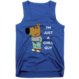 Funny IM Just A Chill Guy Meme Tank Top